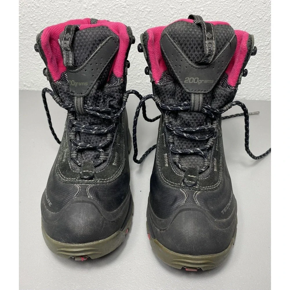 Columbia Bugaboot Techlite Omni Heat 200 Grams Black Boots Women's Size 6